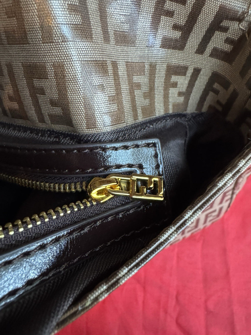 NWT Fendi Fendi Mamma Baguette Bag In The Zuka Print Vintage Limited Edition