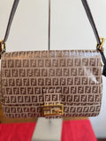 NWT Fendi Fendi Mamma Baguette Bag In The Zuka Print Vintage Limited Edition