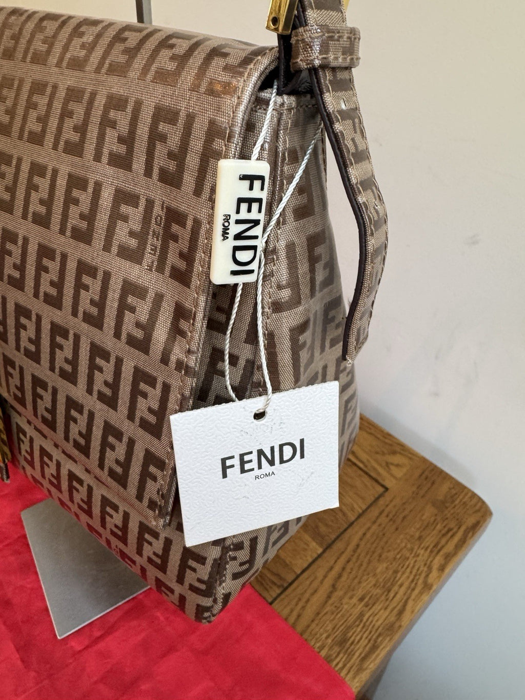 NWT Fendi Fendi Mamma Baguette Bag In The Zuka Print Vintage Limited Edition
