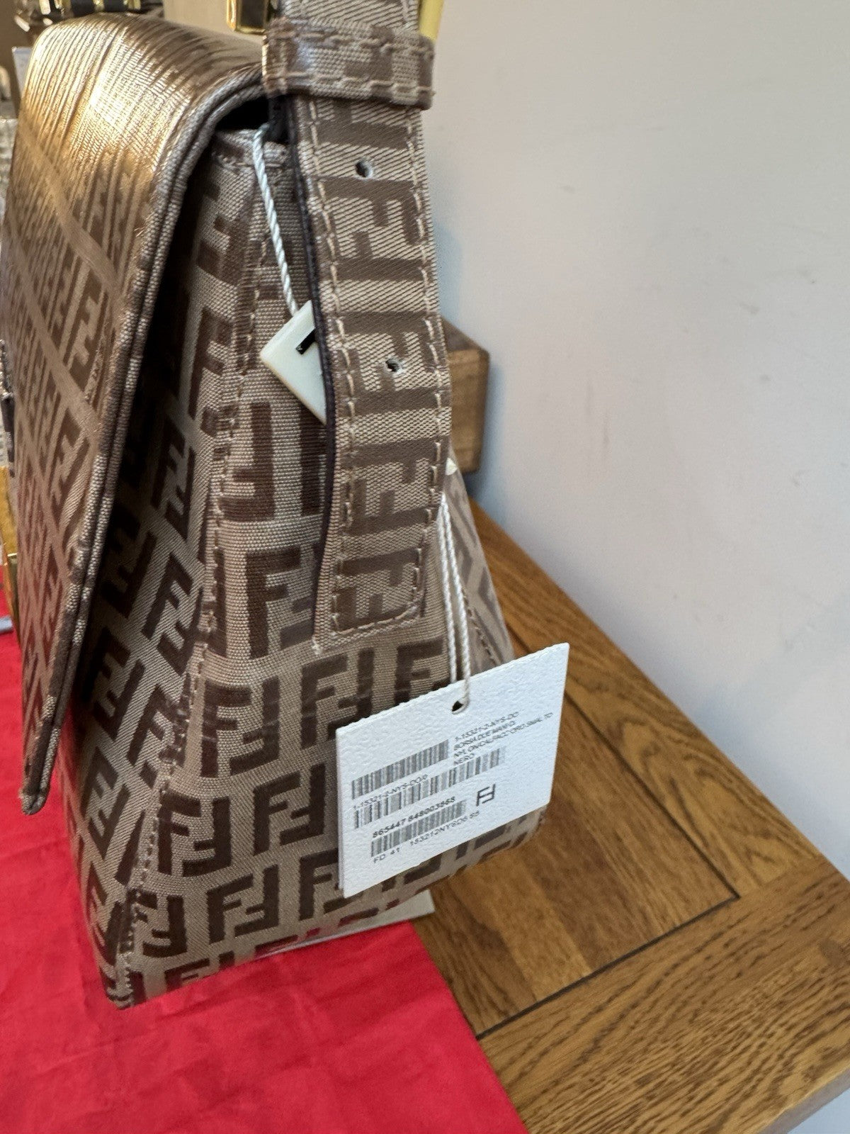 NWT Fendi Fendi Mamma Baguette Bag In The Zuka Print Vintage Limited Edition