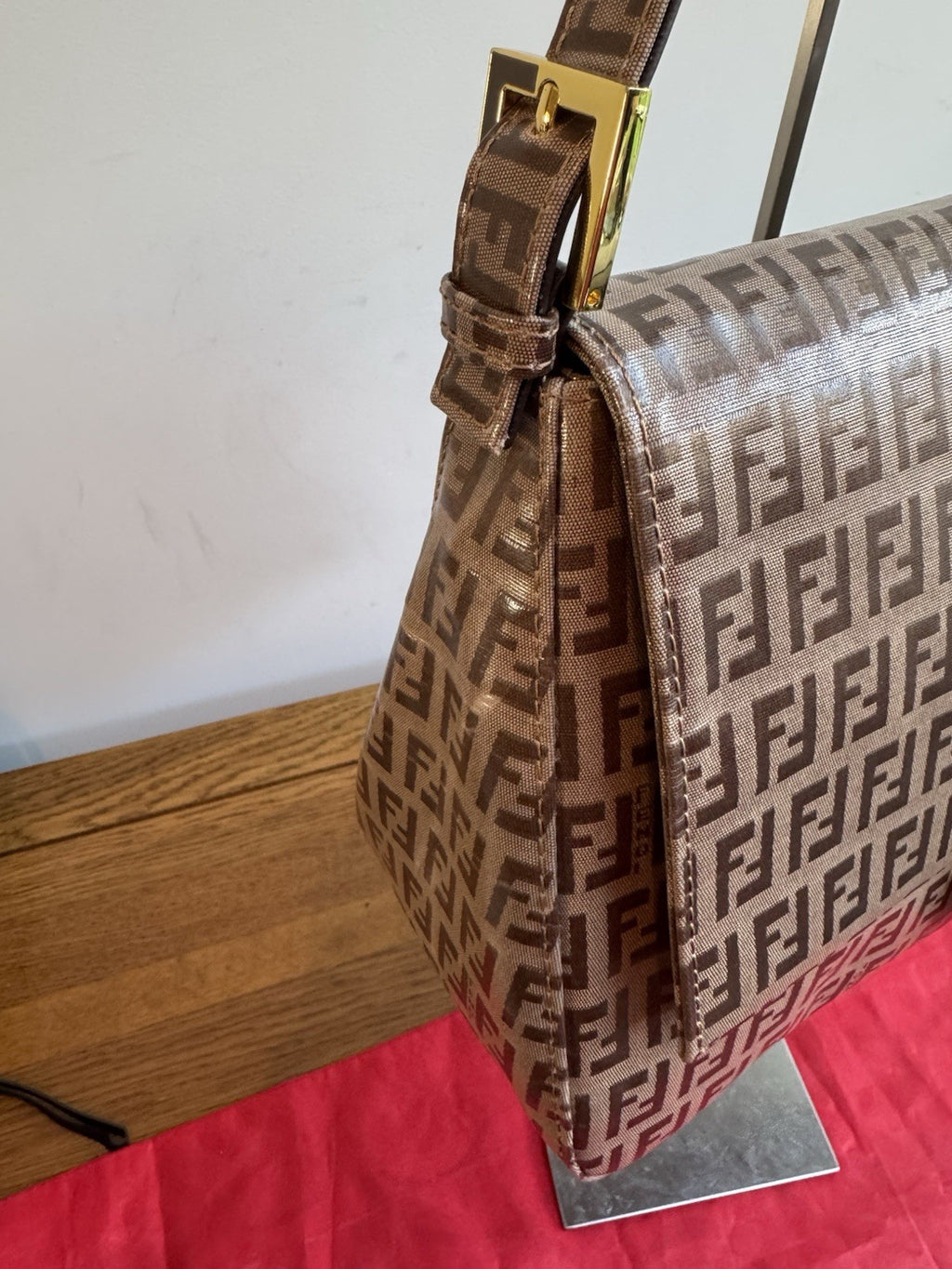 NWT Fendi Fendi Mamma Baguette Bag In The Zuka Print Vintage Limited Edition