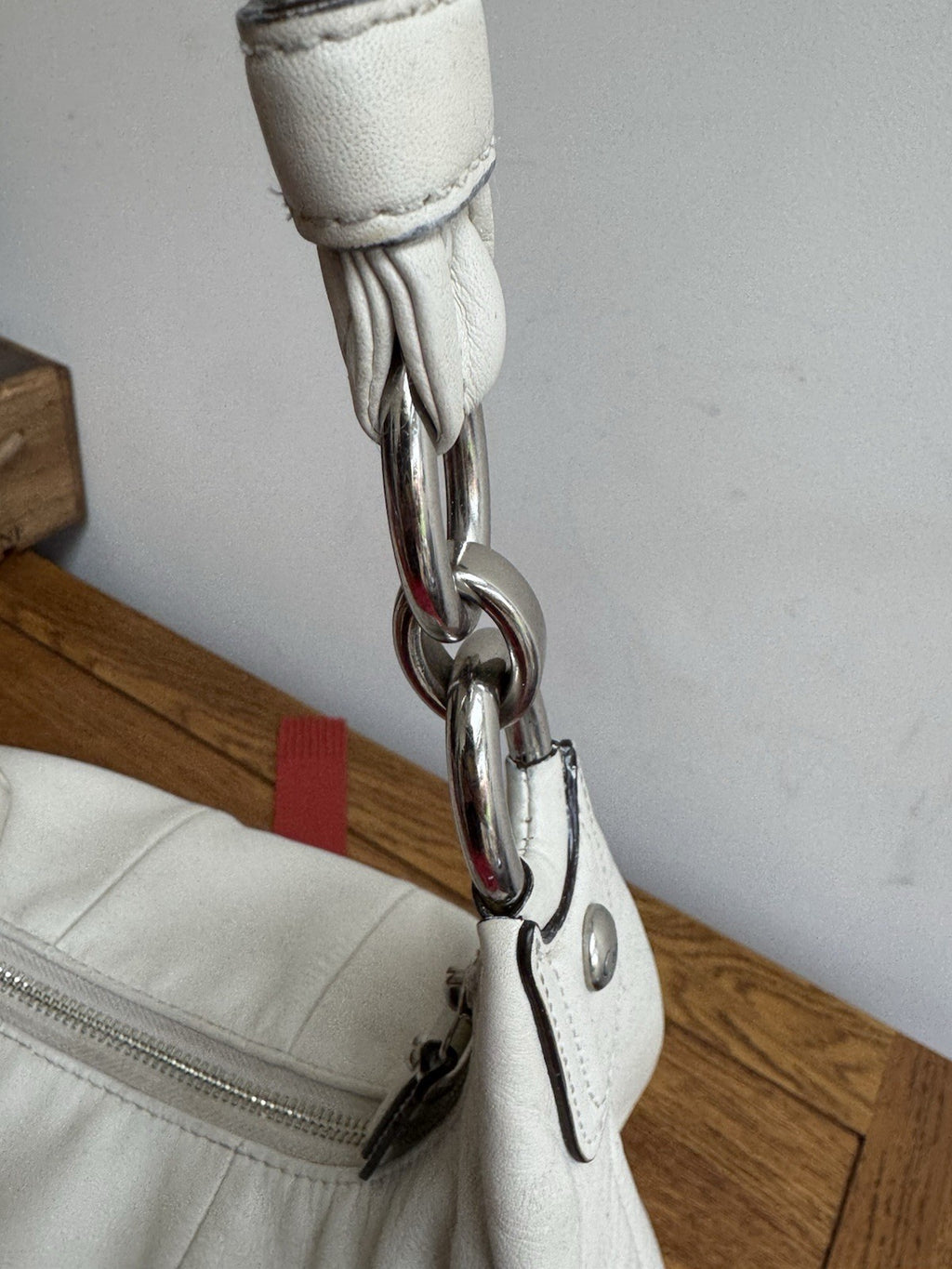 Coach vintage Genuine Kristin Leather Cream  Hobo Shoulder Bag