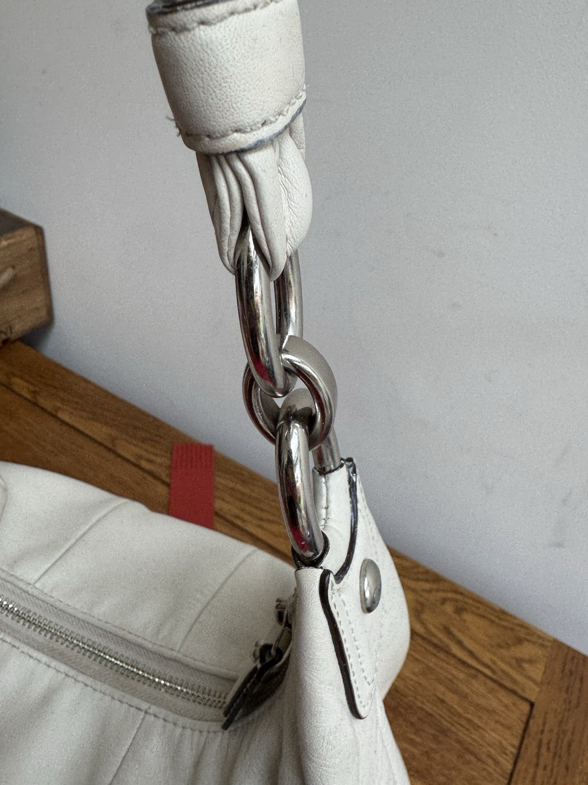 Coach vintage Genuine Kristin Leather Cream  Hobo Shoulder Bag