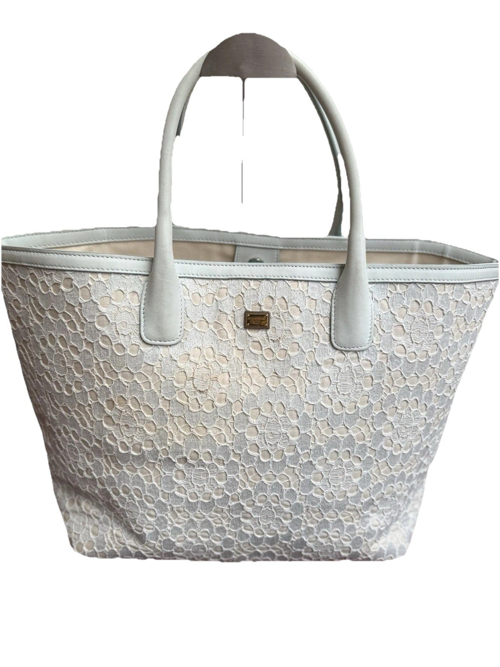 VGC Dolce & Gabbana Bag Cordonetto Lace Tote Shoulder Bag