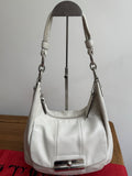 Coach vintage Genuine Kristin Leather Cream  Hobo Shoulder Bag