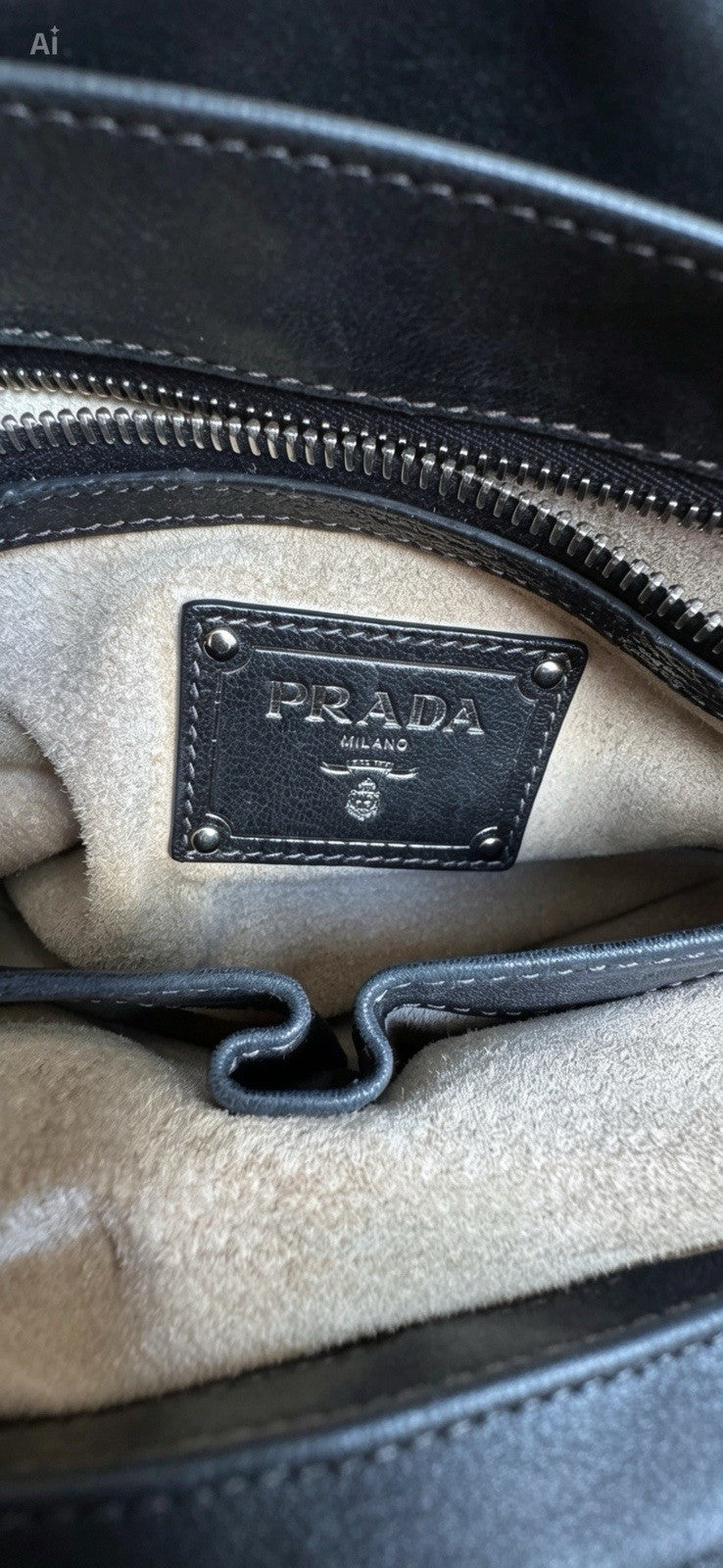 PRADA Vintage Fall 2010 Camouflage Tessuto Nylon Studded Bowler Bag (BL0688)