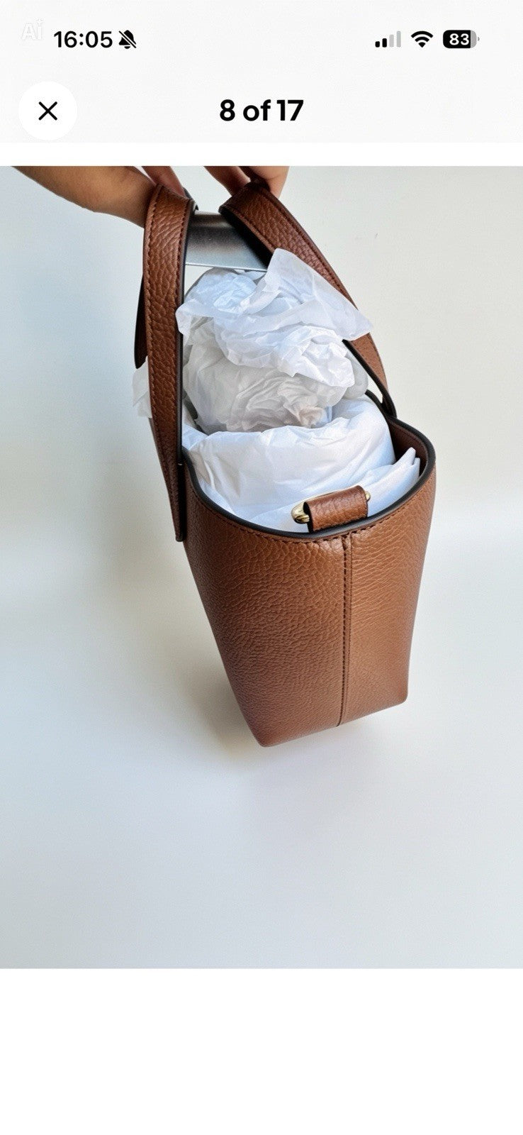 BNWT Genuine Mulberry Alder Tote In NVT Tan Calfskin Leather With Dustbag