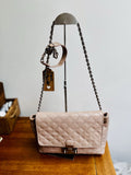 Genuine Marc Jacob’s Quilted Off Pink Leather Shoulder Bag Excellent Condition