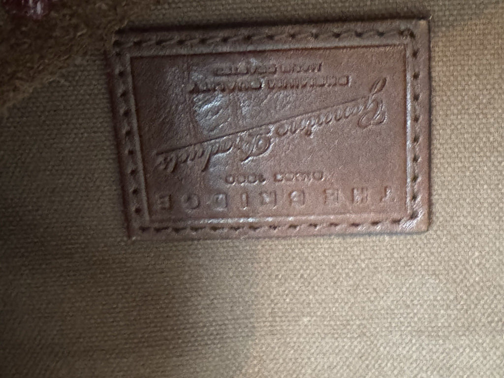 Vintage Genuine The Bridge Brown Leather Bag with Crossbody Shoulder Strap VGC