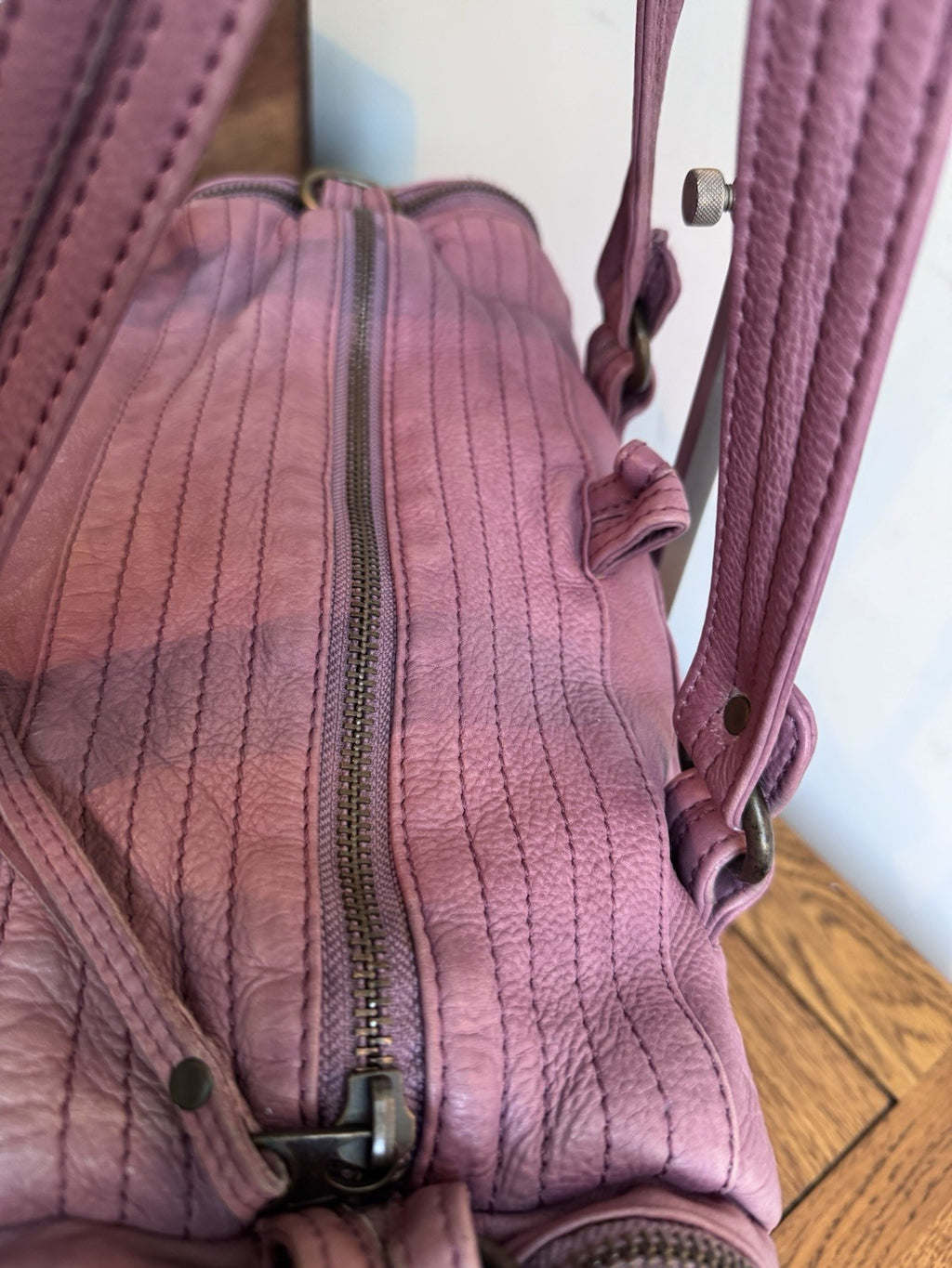 Genuine Zadig & Voltaire Calfskin Dusty Pink Shoulder Crossbody With Dustbag