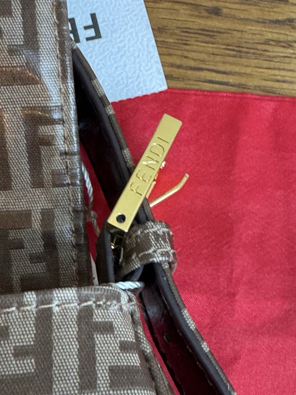 NWT Fendi Fendi Mamma Baguette Bag In The Zuka Print Vintage Limited Edition
