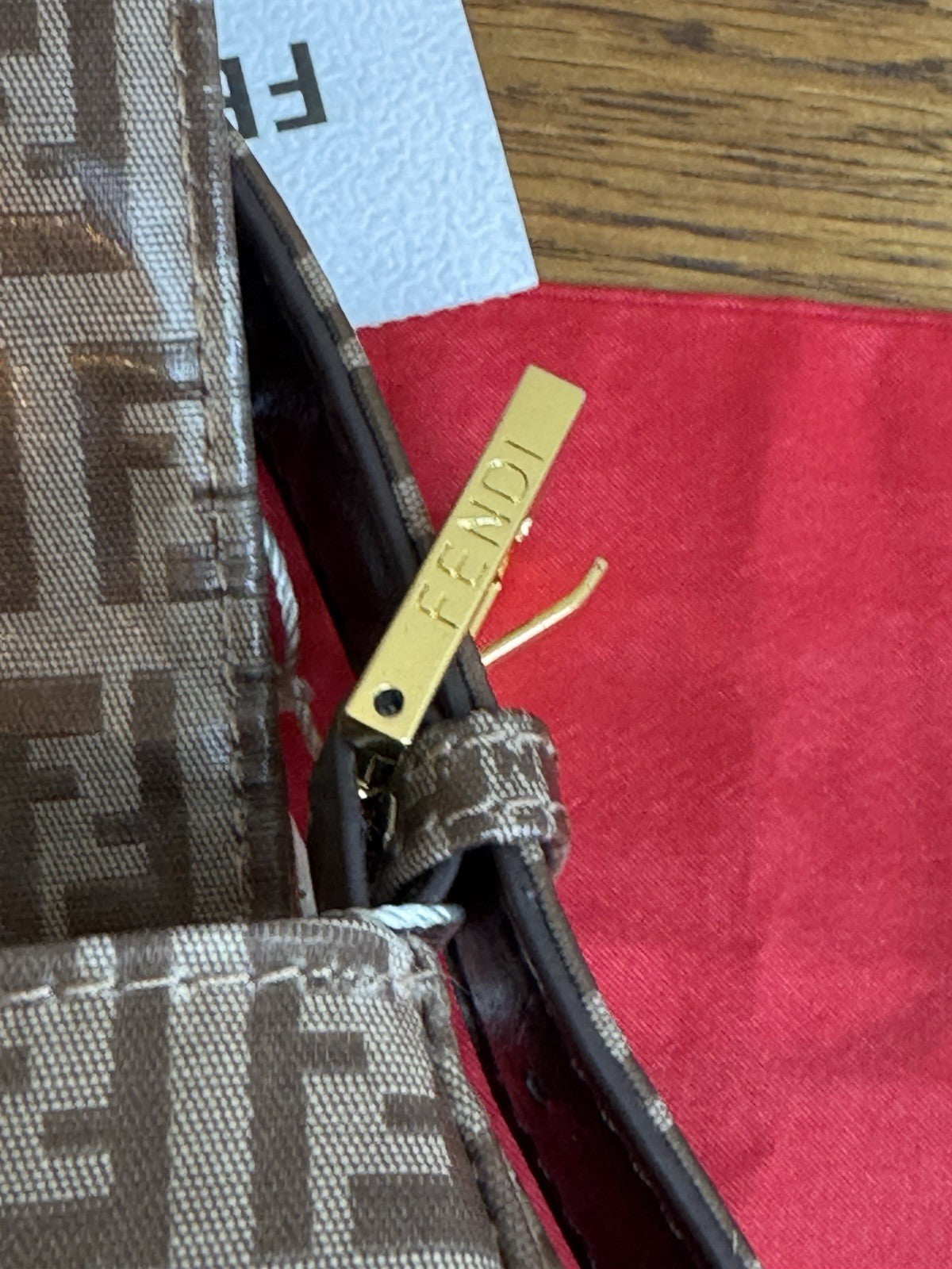 NWT Fendi Fendi Mamma Baguette Bag In The Zuka Print Vintage Limited Edition
