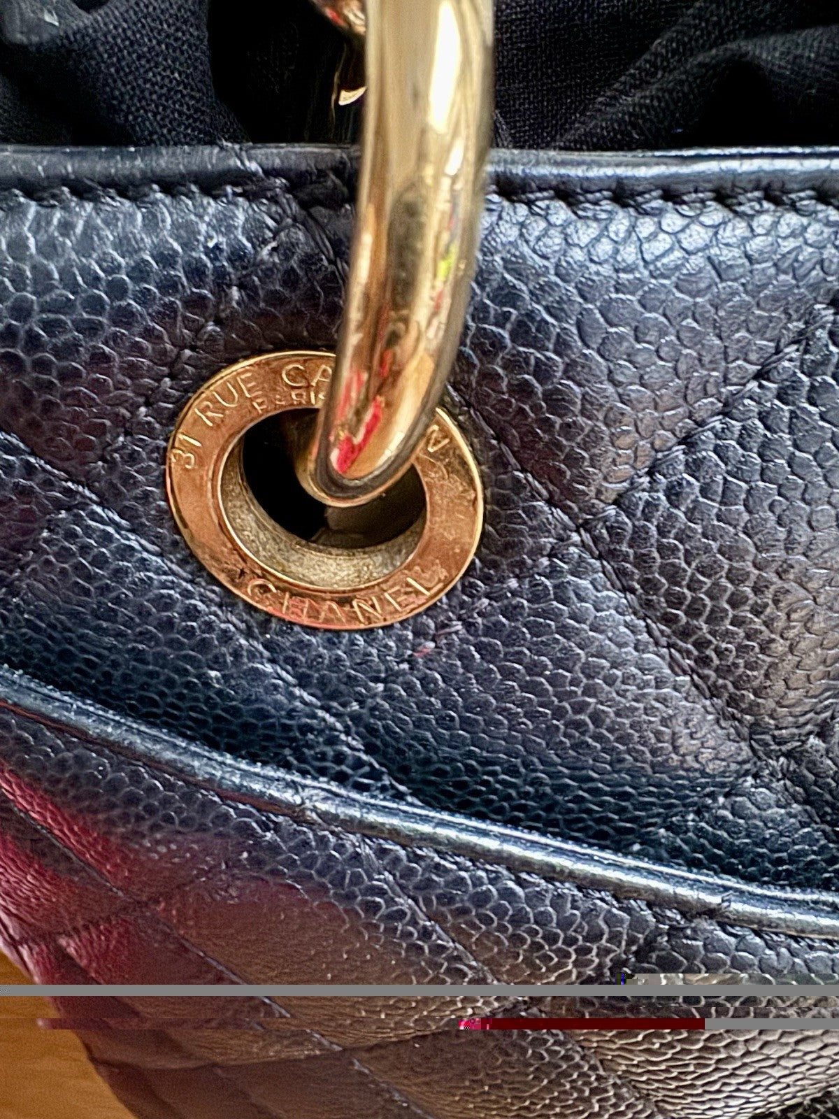 Chanel GST Shopper Tote Bag Black Caviar Leather handbag shoulder bag & dustbag