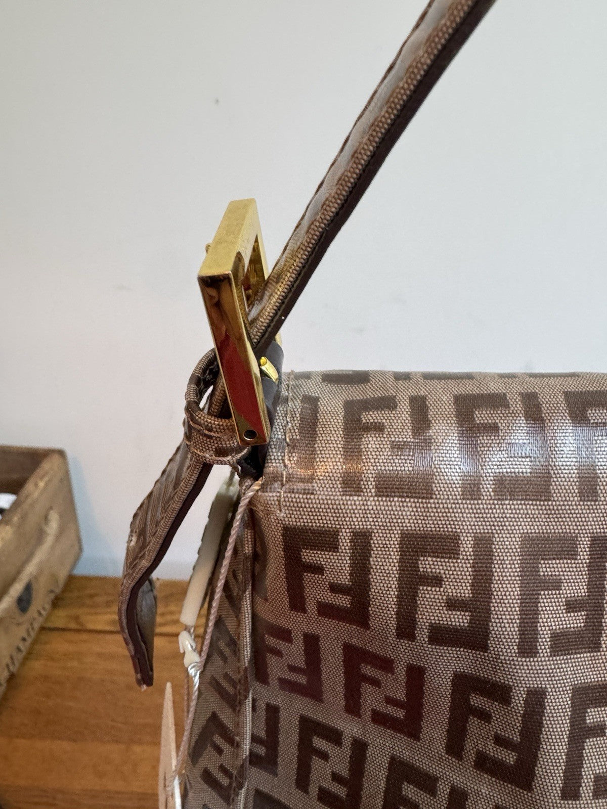 NWT Fendi Fendi Mamma Baguette Bag In The Zuka Print Vintage Limited Edition